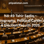 Tahir Sadiq NA-49 in Pakistan National Assembly during 2025 election coverage