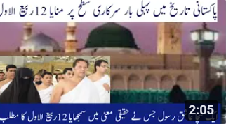 Imran Khan on 12 Rabi-ul-Awwal Seerat un Nabi ﷺ Asal Paigham